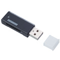 MiniSD�J�[�h���[�_�[/���C�^(USB2.0) �u���b�N