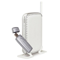 54Mbps 無線LANブロードバンドルータ+無線LANアダプタ(USBタイプ)WGB111A-900JPS