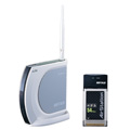 AirStation 11a&g&b 無線LAN BroadBandルータ CardBus用無線子機セット WHR-AMPG/P