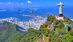 ブラジル リオデジャネイロ コルコバードの丘