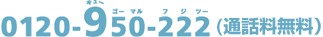 0120-950-222(�ʘb������)