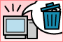 �摜�F�p�\�R���̔p��