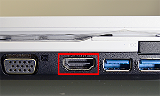 HDMIポートの例