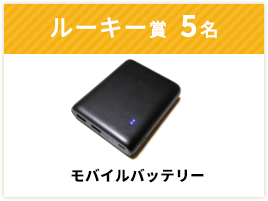 ルーキー賞5名｜モバイルバッテリー