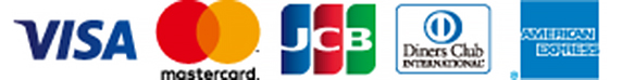 VISA mastercard JCB Diners Club AMERICAN EXPRESS