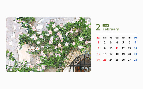 イラストカレンダー