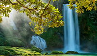 ベトナム　バンゾック滝