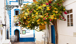 ポルトガル　アルブフェイラ　旧市街のレストラン