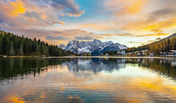 イタリア ミズリーナ湖