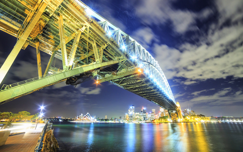 オーストラリア　シドニーハーバーブリッジ