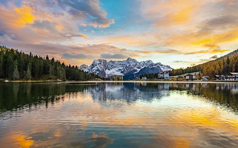 イタリア　ミズリーナ湖