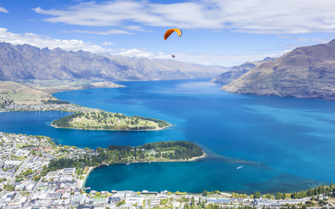 ニュージーランド　パラグライダー