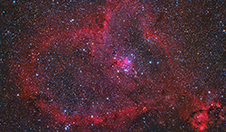 ハート星雲（IC1805）