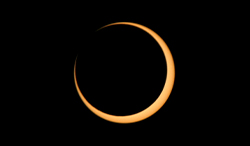 金環日食（2010年1月 インド）