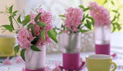 フラワーアレンジメント ヒヤシンス