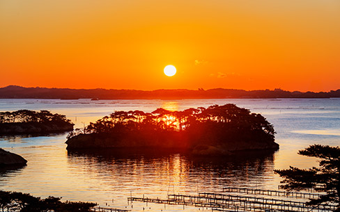 【宮城県】松島の朝日