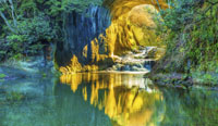 千葉県　清水渓流公園　濃溝の滝
