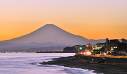 神奈川県　江の島夕景