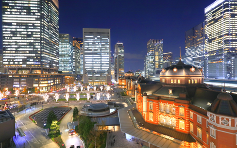 東京都　丸の内のイルミネーション