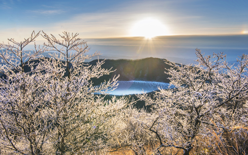 群馬県　赤城山　地蔵岳の霧氷