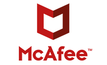 ロゴ：McAfee