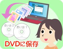 写真をDVDに保存したい！どうすればいいの？ - FMVサポート : 富士通 