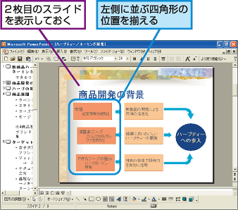 パワーポイント 複数の図形の位置を揃える Fmvサポート 富士通パソコン
